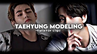 Taehyung Modeling Twixtor Clips