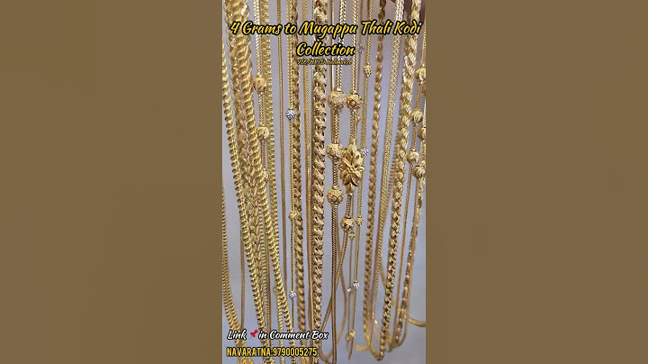 4 Grams to Thali Kodi Collections @Navaratnajewellers