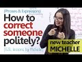 How to correct someone politely? Polite English Phrases (Free English Lessons)