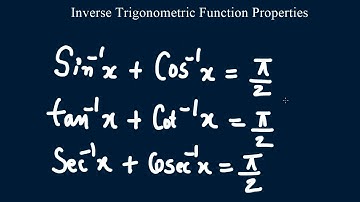 Inverse trigonometric function Class 12 | Properties Lecture 2 | Kamaldheeriya
