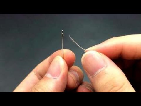 这是我见过穿针最准的方法，闭着眼睛都能穿过，看完都要学会