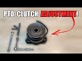 How to Adjust a PTO Clutch