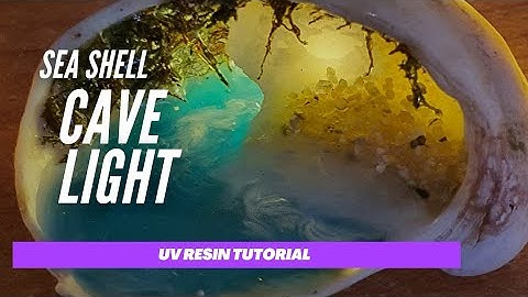 #16. Sea Shell Night Light With UV Resin. A Tutorial by Coopers Custom Casts.