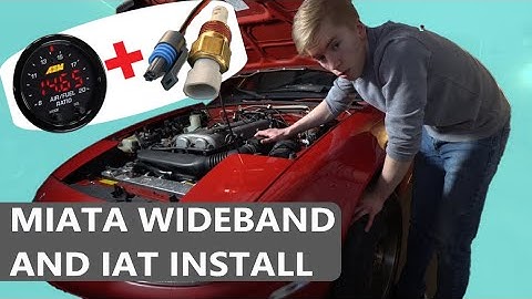 Install AEM Wideband O2 and GM IAT [1.8 Miata Megasquirt MSPNP2]