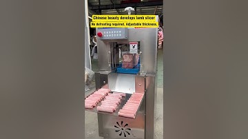 CNC Beef and Lamb Slicer, Lamb Slicer, Beef Slicer, Frozen Meat Slicer