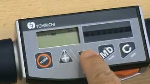 Tohnichi CPT ProTork Digital Torque Wrench for Tightening (preset torque selection)