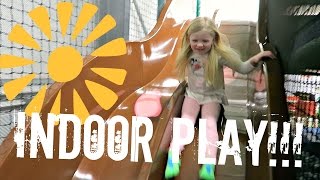 Indoor playground little diggers slides, ball pits and family fun