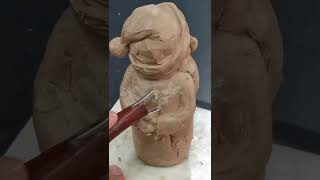 Clay Sculpture: Santa Claus 3