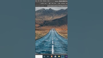 How to Make the Wavy Road in Photoshop  #shorts  #photoshort #PhotoShorts1 #PopShort