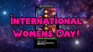 International Women's Day Boss Rush Itemless Clear! | Marvel Contest Of Champions