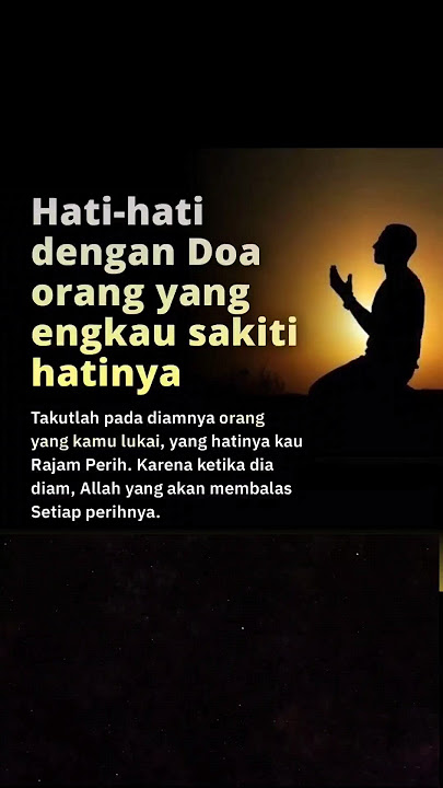 doa orang yang tersakiti hatinya #shorts #shortvideo #nasehat #katakatabijak #doa #kutipanislam