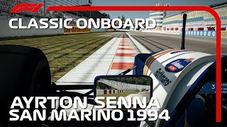 F1 1994 Ayrton Senna Onboard Lap At Imola | 1994 San Marino Grand Prix