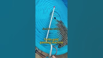 turbo gold panning machine, automatic gold concentrating wheel, spiral gold wheel