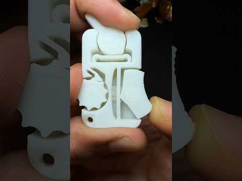 3D Printed Print In Place Fidget Clicker, Play with Toys. #3dprinting #fidget #toys