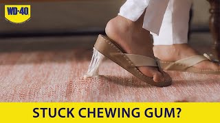Stuck Chewing Gum? WD-40 Multipurpose Spray. Chalees On Problem Gone!