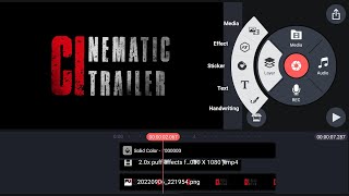 Kinemaster cinematic intro Making Tutorial (2022)