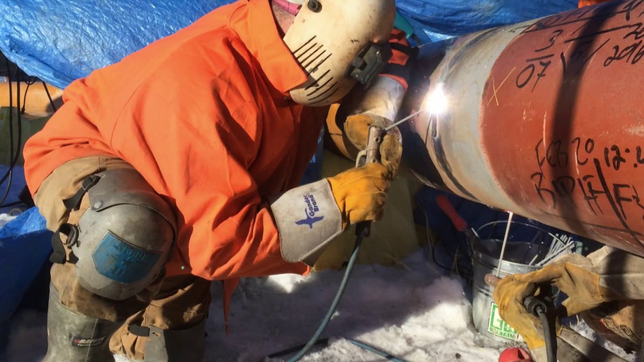 Hot Ribbon Tested Pipe Pipeline Welding - Test Head To Hot Bend - YouTube