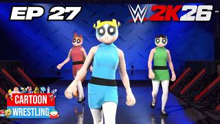 The Powerpuff Girls Debut in WWE2K26 Cartoon Wrestling