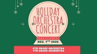 Bryan 6th-7th Grade Orchestra Concert - December 7, 2025