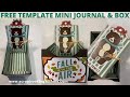 FREE TEMPLATE ~ TABLE FAVOR WITH MINI FAMILY JOURNAL