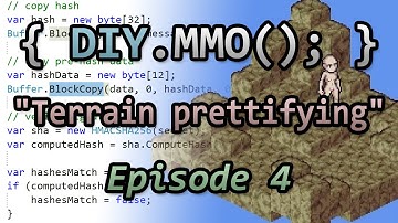 DIY MMO 4: "Terrain Prettifying" (Guide to making an MMO)