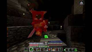 Minecraft - Техномагия #30.3 Зачищая пещеры убил редстоунового голема