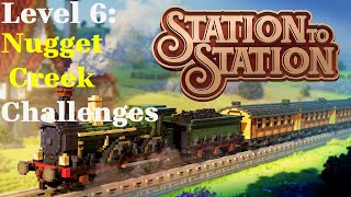 STATION TO STATION All Challenges Level 6 - Nugget Creek | Full Playthrough