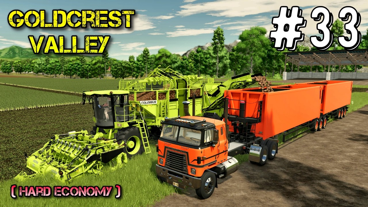 Fs25 Gold Map Gold Crest Valley Map -Start $ 0- Timelapse Ep 33 Farming Simulator 25 ...