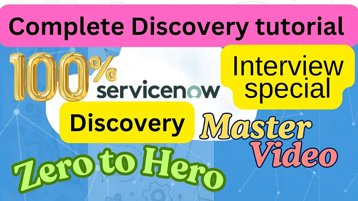 ServiceNow Discovery Master Video | Complete Discovery Tutorial | Interview preparation from Zero