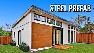 Forget Wood - Steel Frame PREFAB HOMES are Trending in California!!