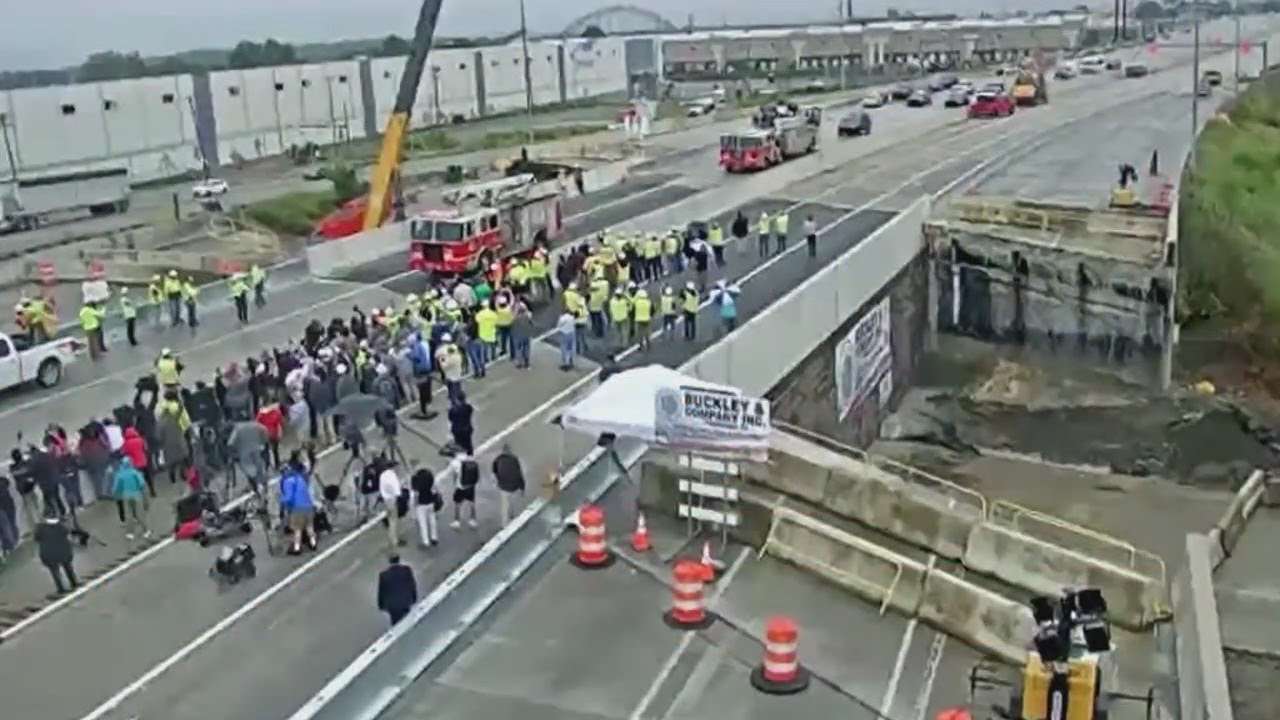 I-95 reopens 12 days after collapse in Philadelphia - YouTube