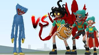 Old Huggy Wuggy Vs New Rory Lovecape Phase 1-3 Poppy Playtime Chapter 6 In Garrys Mod