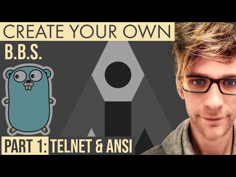 Create Your Own BBS In Golang - Part 1: Telnet & ANSI