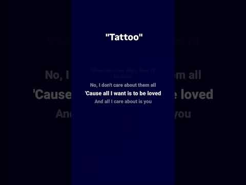 Tattoo Loreen Lyrics Short Video Loreentattoo Loreen Pop Lyrics Aestheticvibes Songlyrics