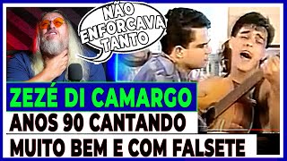 ZEZÉ DI CAMARGO EM 1993 FAZENDO FALSETE by LEANDRO VOZ