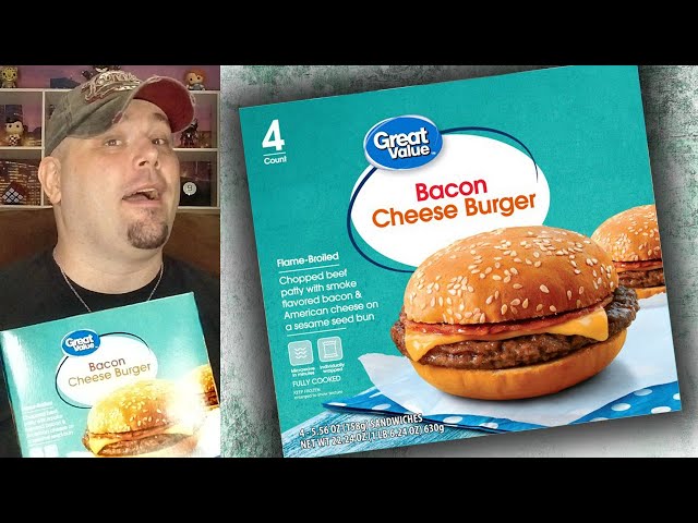 Great Value Cheese Burger Review (Walmart Brand Frozen Burger