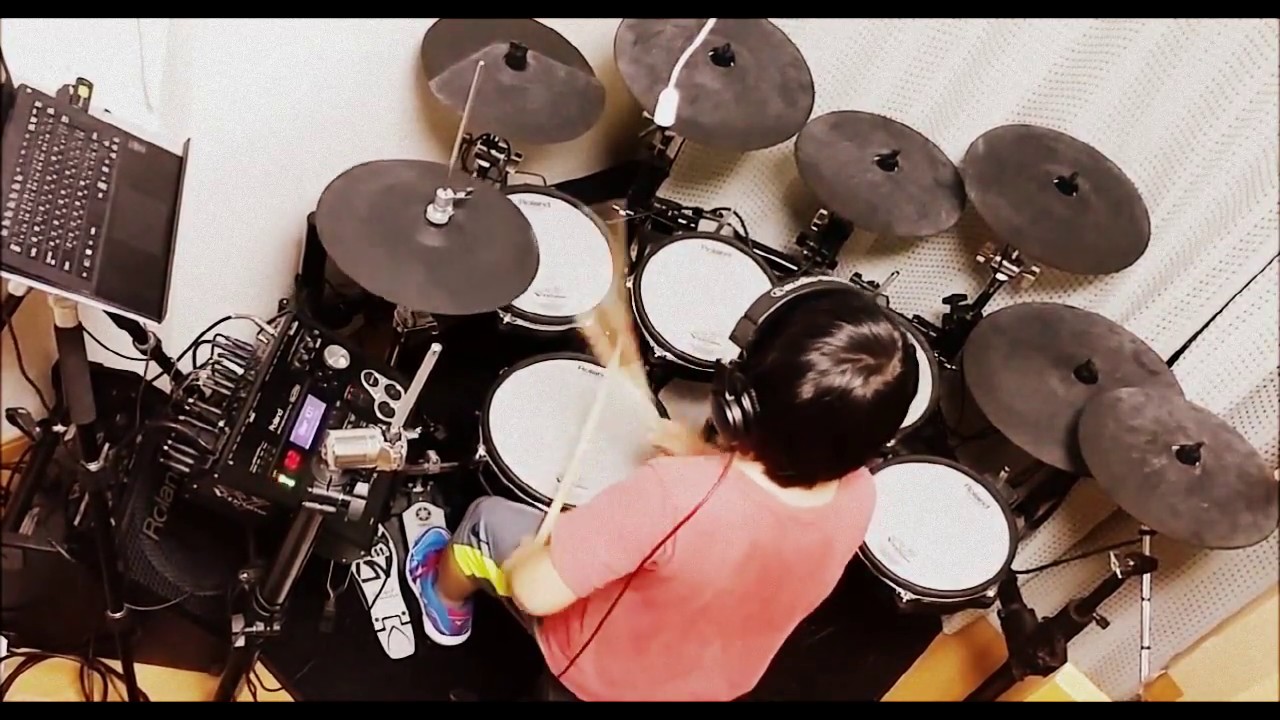 【BABYMETAL 4の歌 drumcover】ドラム 小学5年生 10歳がべビメタを叩いて見た 10 years Drummer【song