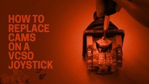 How to Replace Cams on a VCSO Industrial Joystick