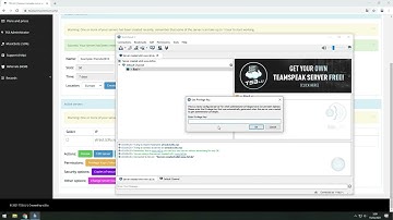 How to create a Free TS3 server Hosted in 2023 permanent with dedicated subdomain