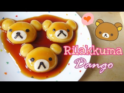 How to make Rilakkuma Dango 鬆弛熊團子 - YouTube