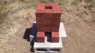 Building a Brick Rocket Stove - Rocket Forge Experiment