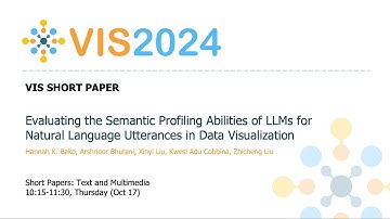 Evaluating the Semantic Profiling Abilities of LLMs for Natural Language Utterances in Data Visuali