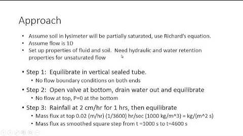 intro to lysimeter analysis 1D