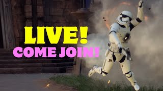 Playing Battlefront 2 Live! Join! Ps5