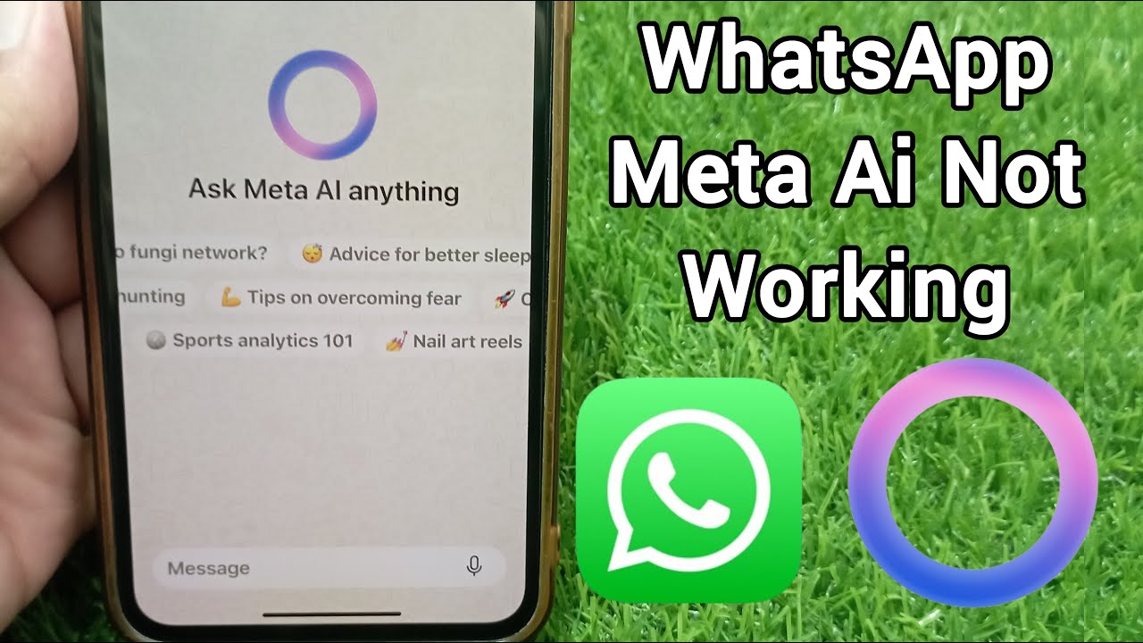 Meta Ai Not Working On WhatsApp iPhone| How To Fix WhatsApp Meta Ai Not ...