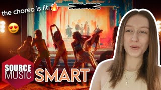 LE SSERAFIM 'SMART' OFFICIAL MV | Russian Reaction