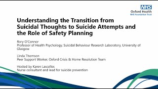 Understanding the Transition from Suicidal Thoughts/Suicide Attempts and the Role of Safety Planning