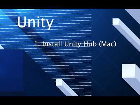1. Install Unity Hub for Mac