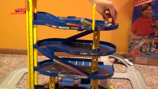 Hot Wheels Super Electronic Garage Playset  Unboxing and Demonstration