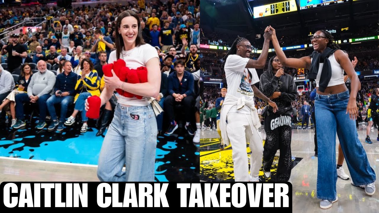 Caitlin Clark & The Fever TAKE OVER Pacers Playoff Game in Viral Courtside Moment!